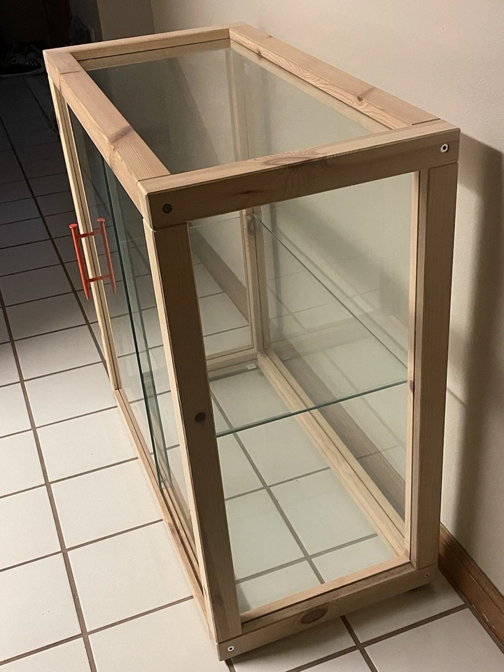 Off White IKEA x VIRGIL ABLOH Glass-Door Cabinet Pine Display Case MARKERS - Image 4 of 4