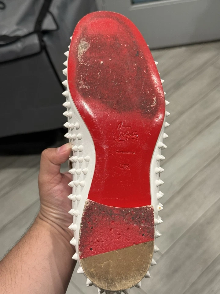 AUTÉNTICOS MOCASINES CHRISTIAN LOUBOUTIN DE CUERO CON TACHUELAS Foto 4 de 4