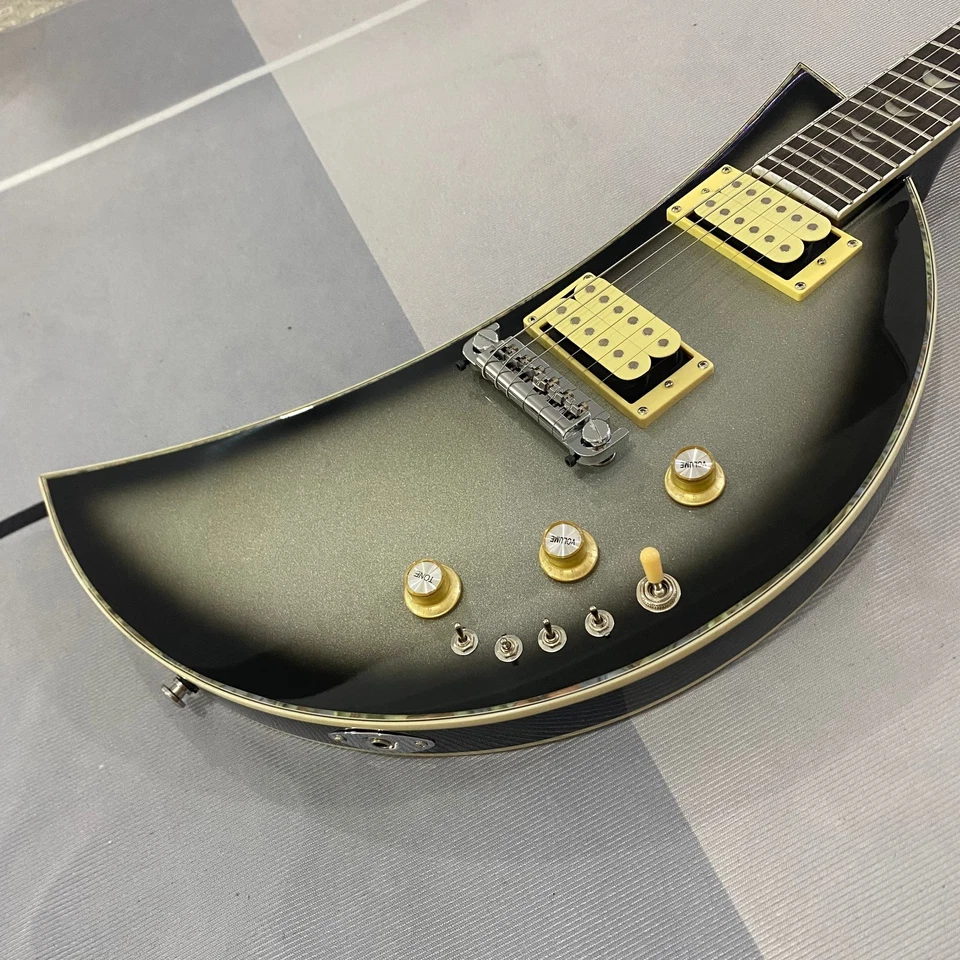 Rare Kawai MoonSault Metallic Blackburst Electric Guitar,Moon Inlay - Image 4 of 4