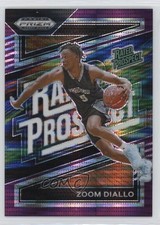 2024-25 Prizm Draft Picks Rated Prospect Purple Pulsar 24/55 Zoom Diallo #1 1k7d
