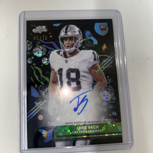 2025 Topps Cosmic Chrome - Jack Bech Auto RC Black Eclipse Refractor /10 Rookie