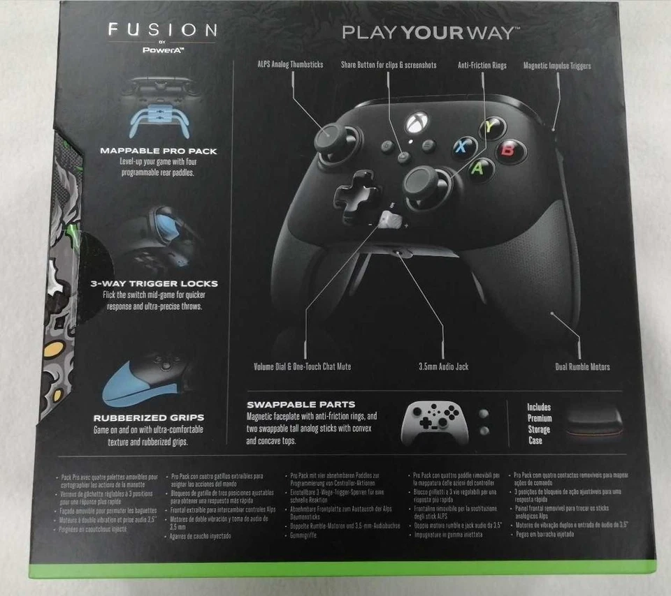 CONTROLADOR POWER A XBOX360 FUSION PRO 2 Usado Foto 4 de 4