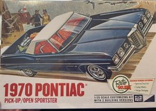 Mpc 125 1970 Pontiac Bonneville Pick Up Open Sportster Convertible Sealed Model Mpc 125 1970 Pontiac Bonneville Pick Up Open Sportster Convertible Sealed Model