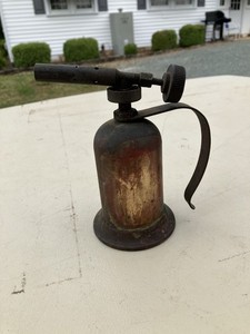 VINTAGE SMALL BRASS BLOW TORCH