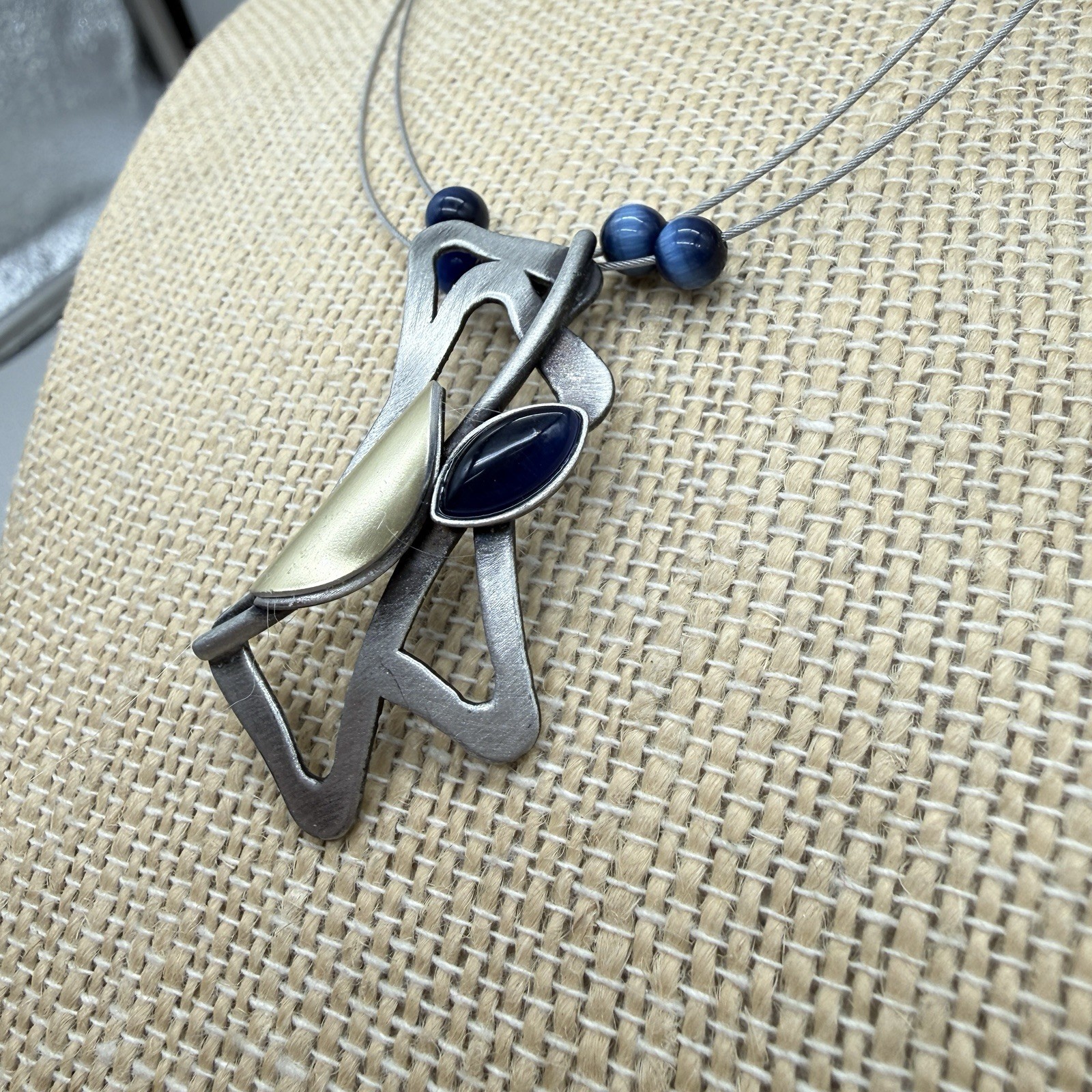 Christopher Poly Signed Modernist Sculptural Neck… - image 7