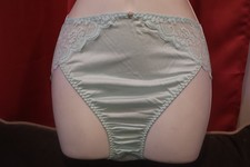 NOS Vintage Chantilly Maidenform Antron III Nylon Lace Hi Cut Pantie Size S