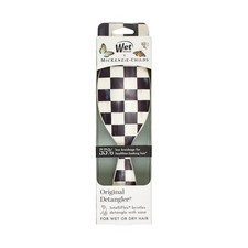 MacKenzie Childs x Wet Brush   Black Courtly Check Detangler Hair Brush gift
