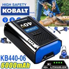 Pack 6.0Ah For Kobalt 40V MAX Lithium-Ion Battery KB440-03 KB540-06 KB640-03