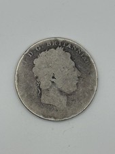 British Silver Crown Coin King George III Undated 1818-1820
