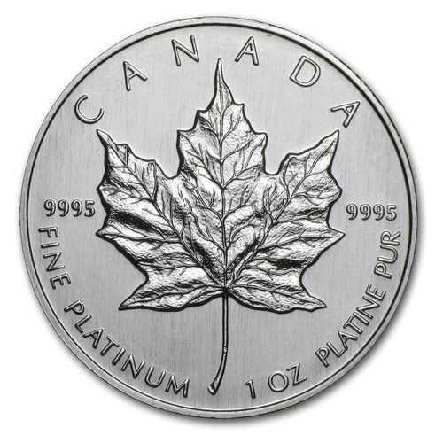1992 Canadian Platinum Maple Leaf 1 oz — photo from the most recent tracked eBay sale