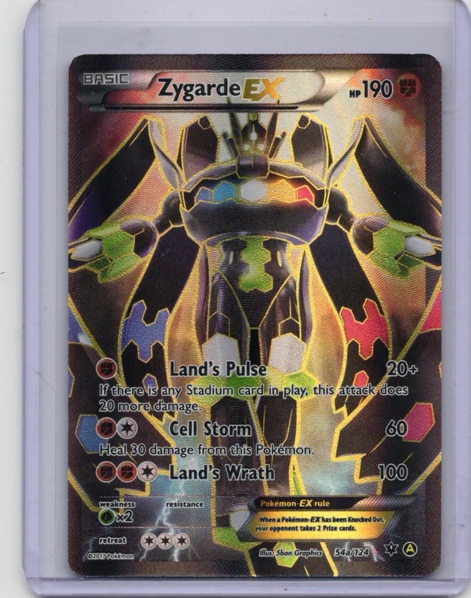 Pokemon Card - Zygarde EX - 54a/124 - Fates Collide - 2016