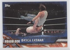 2017 Topps WWE Road to Wrestlemania Blue 39/99 Brock Lesnar #40 0d8v