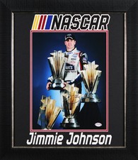 Jimmie Johnson NASCAR Authentic Signed 11x14 Framed Photo PSA/DNA #AJ40852