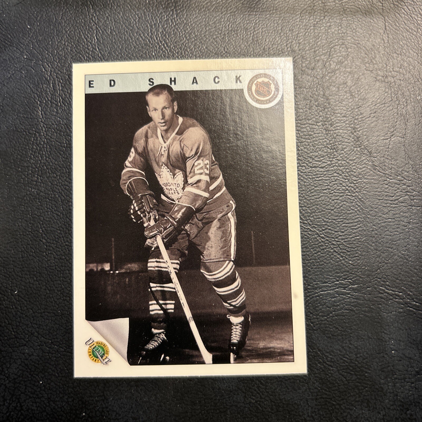 B15 1991/92  Ultimate Hockey Original Six 6 #41 Ed Shack, Toronto Maple Leafs