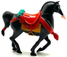 KHAN Disney MULAN Princess Movie HORSE PVC TOY Playset Figure 2 3/4" FIGURINE!
