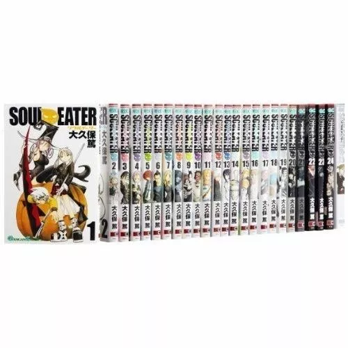 SOUL EATER Vol. 1-25 Complete set Japanese comic Manga Anime