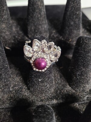 Paparazzi Crown Coronation Purple Ring - New