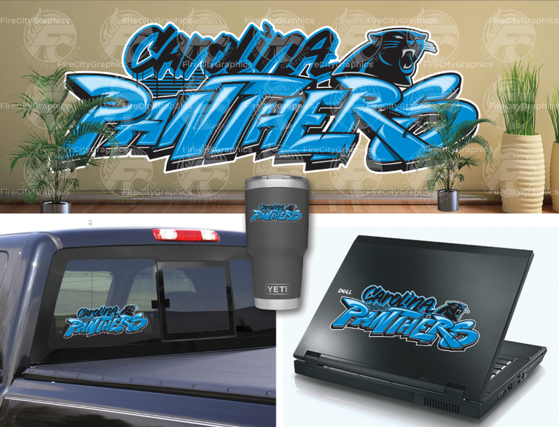 Carolina Panthers Sticker Emblem Die-Cut Logo Car/Truck Decal VDCM 94746552053 E - Foto 7