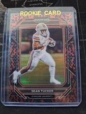 2023 prizm draft picks SEAN TUCKER SSP Snakeskin orange Prizm Draft Picks  