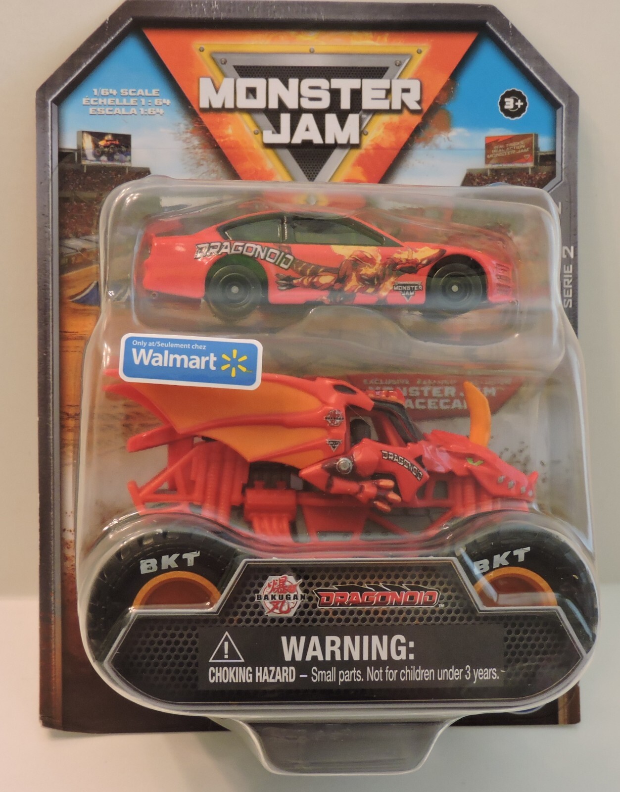 Monster Jam, 12-Pack 1:64 Scale Monster Truck Vehicles (Walmart Exclusive)