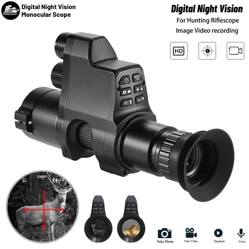 NV4A HD Infrared Night Vision Monocular-4X Zoom Digital Scope for Night Hunting - Picture 7 of 24
