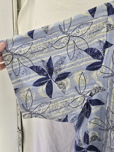 Natural Issue Relaxed Fit Kurzarmhemd Baumwolle blau geblümt. Herren Gr. XL - Bild 5 von 7