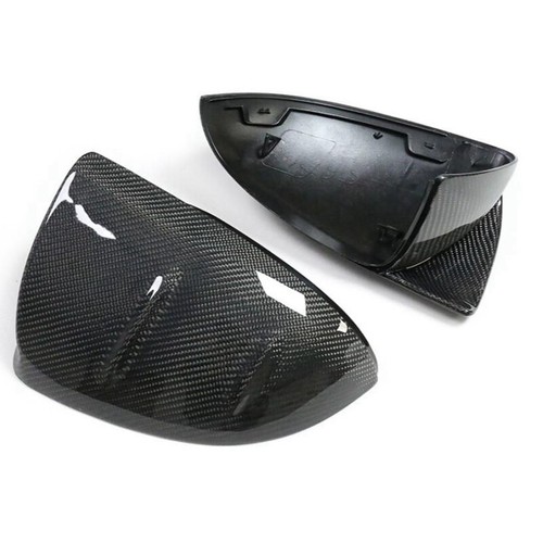 For Mercedes Benz C E S EQE EQS 21-23 Mansory Carbon Fiber RearView Mirror Cover - Picture 5 of 8