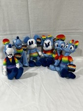 Pride Rainbow Disney Plush Mickey Minnie Mouse Pluto Goofy Daisy Donald Duck Gay