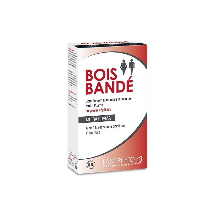 Bois Bandé gélules complément pour booster l'énergie sexuelle et le tonus