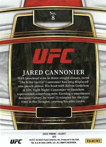 2022 Select UFC #1-300 Rookies (RC) & Veterans (Concourse, Premier, Octagonside) - Picture 22 of 316