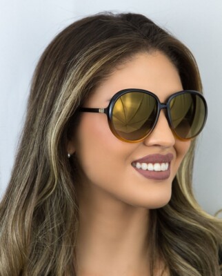 GIVENCHY GV7180/S GLNJL BROWN/YELLOW GRADIENT BROWN FLASH  display picture 3