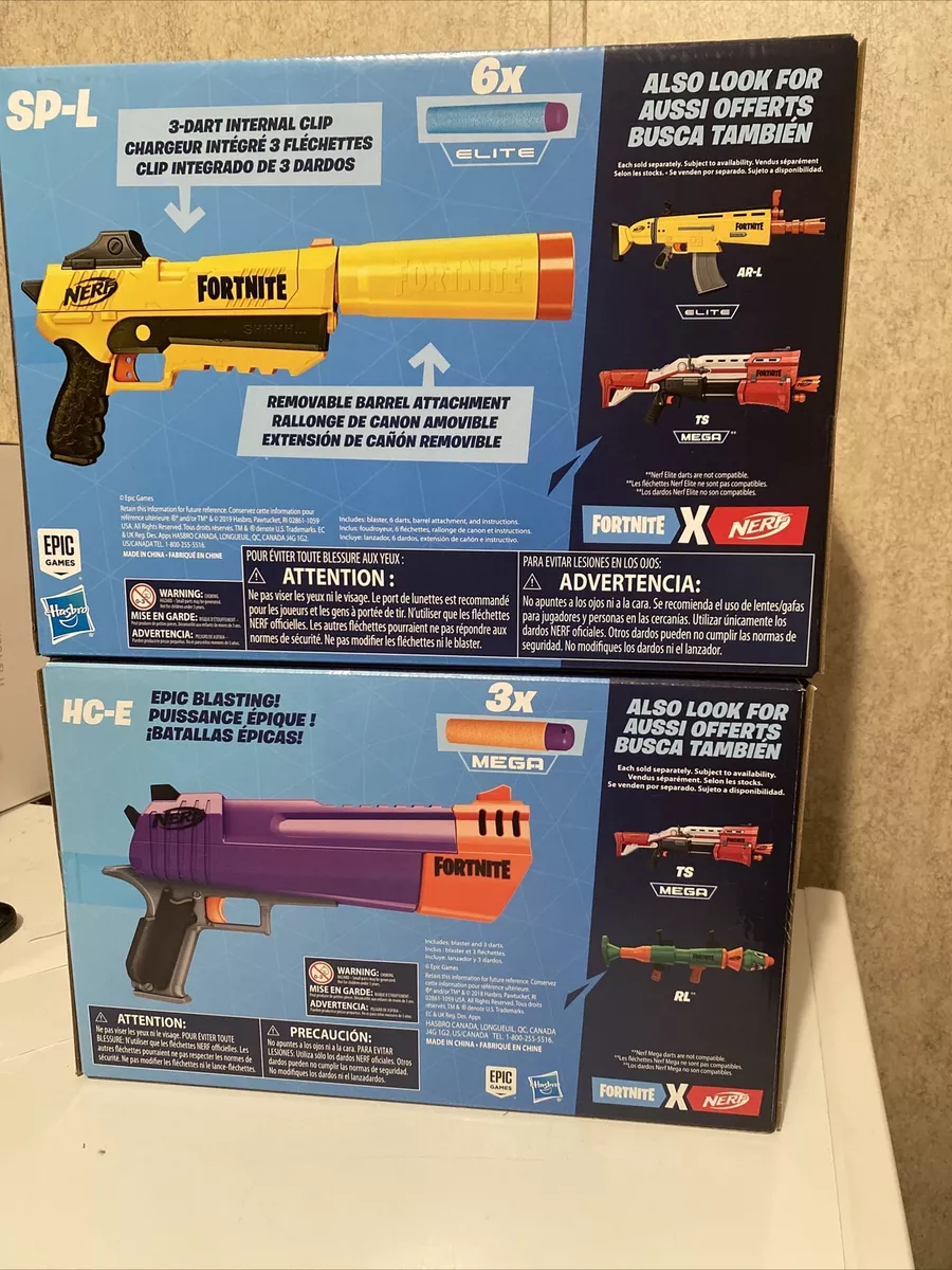 Pistolet Nerf SP-L – Fortnite – Virgin Megastore