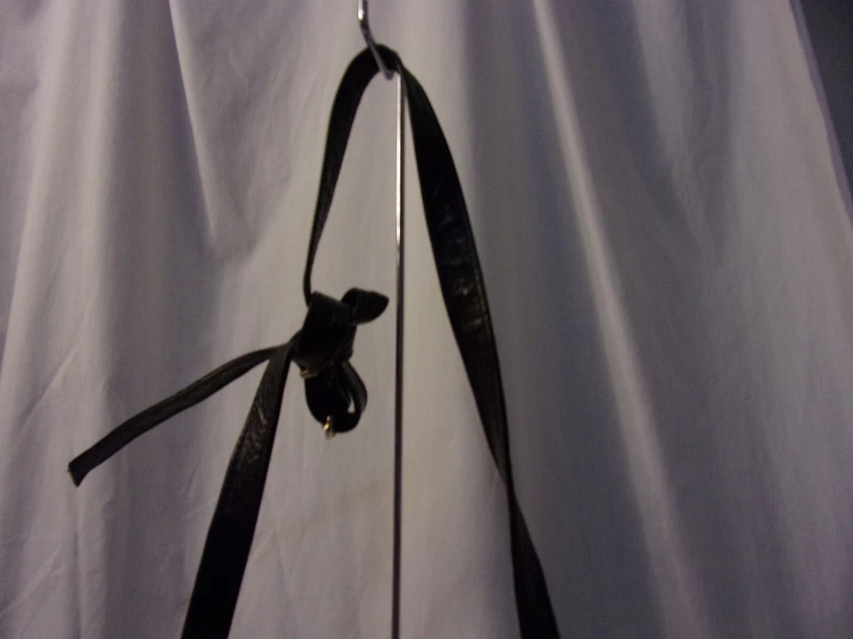 Bolso De Colección Glen Miller Ann Turk Lagarto Gecko Cuero Cocodrilo Repujado   Foto 4 de 4