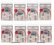 ChiaoGoo Twist Short Combo Set 2" 3"- US 0, 00, 000,1,1.5, 2, 2.5, 3