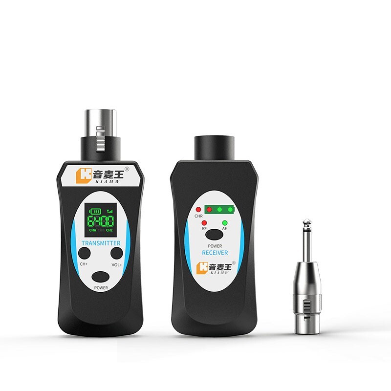 Microphone Wireless System Wireless Transmitter and Receiver Compatible with Mic-image