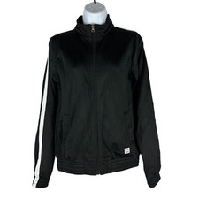 Cheerleading.Com Dancewear Jacket Junior S Black White Striped Long Sleeve