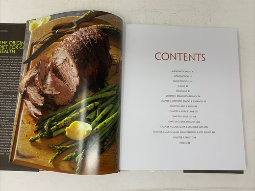 The Real Paleo Diet Cookbook by Loren Cordain PHD Signed - 2015, Hardcover - Picture 8 of 10