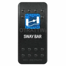 OTRATTW Carling Technologies Contura II Rocker Switch, SWAY BAR, BLUE LENS