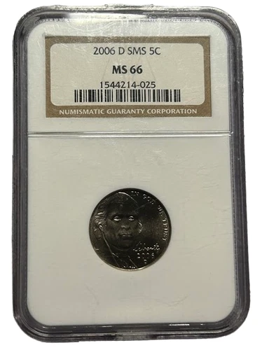 NGC 2006 D SMS MS66 US Nickel 5c 1544214-025