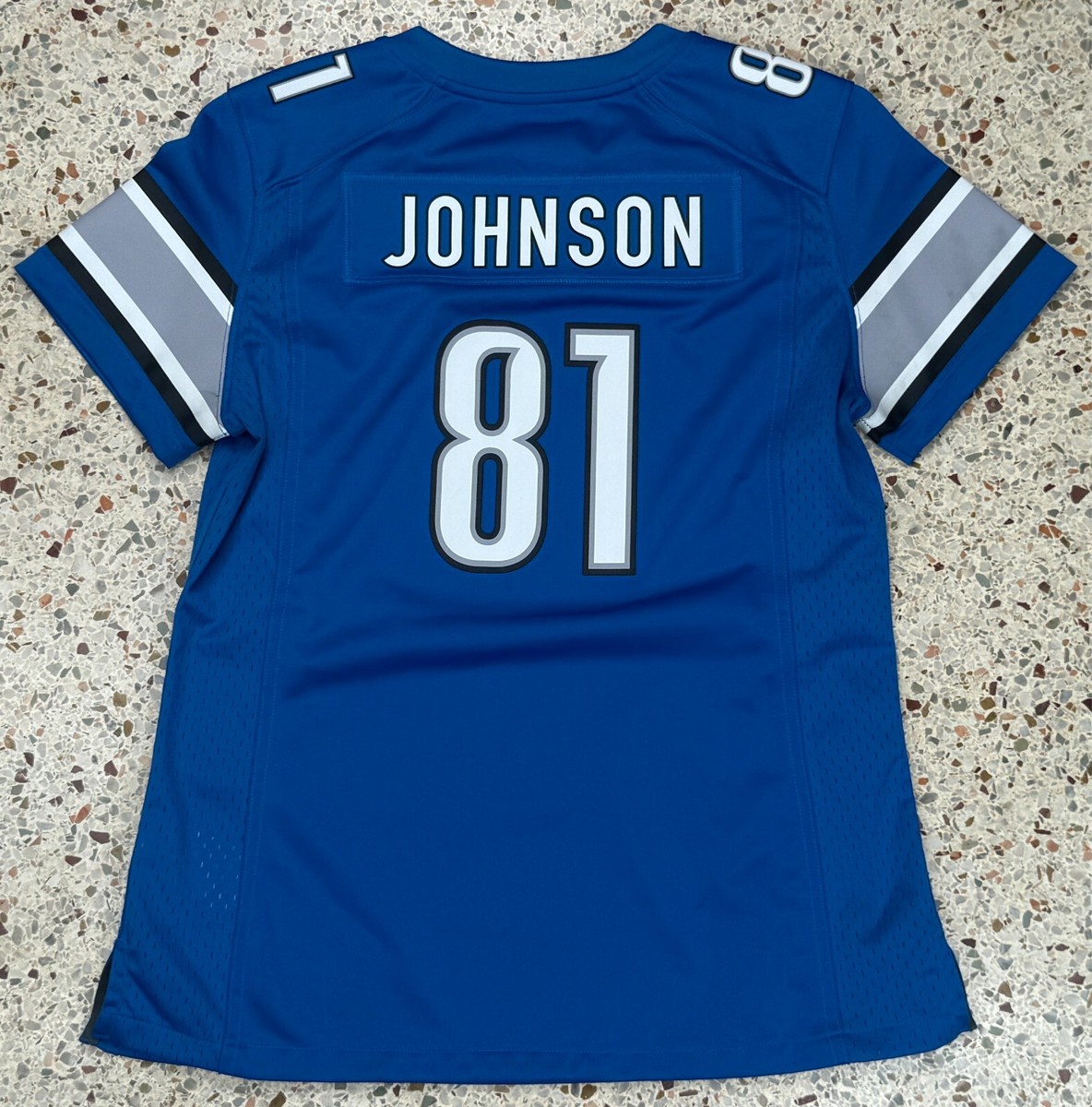 Nike NFL Women's #81 Detroit Lions Calvin Johnson Football