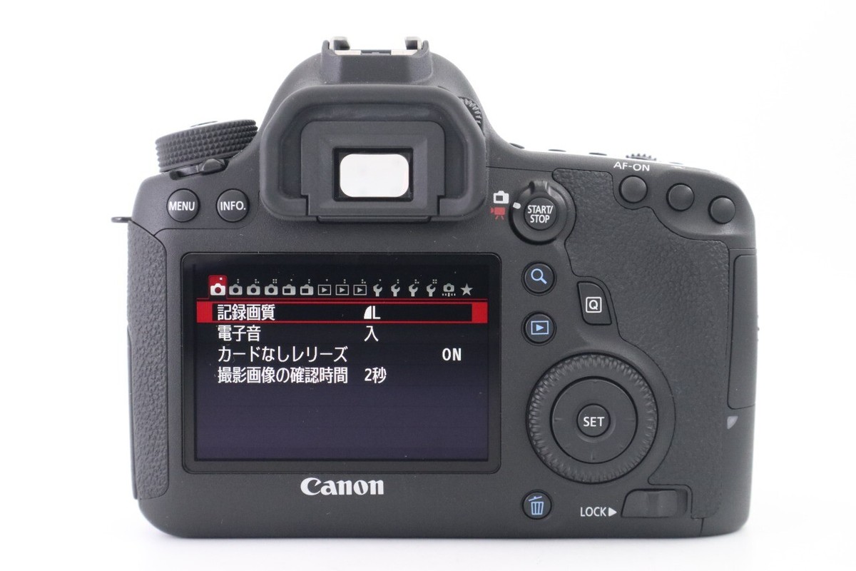 Canon EOS 6D Black Body 20.2 MP DSLR Camera from Japan