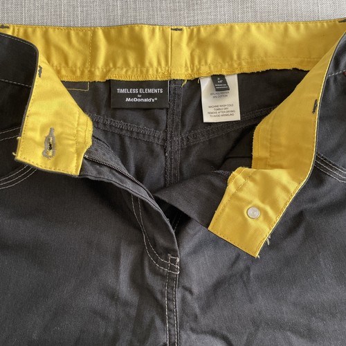 McDonald’s Uniform Pants Size 2 / 33 Black Timeless Elements - Picture 9 of 16