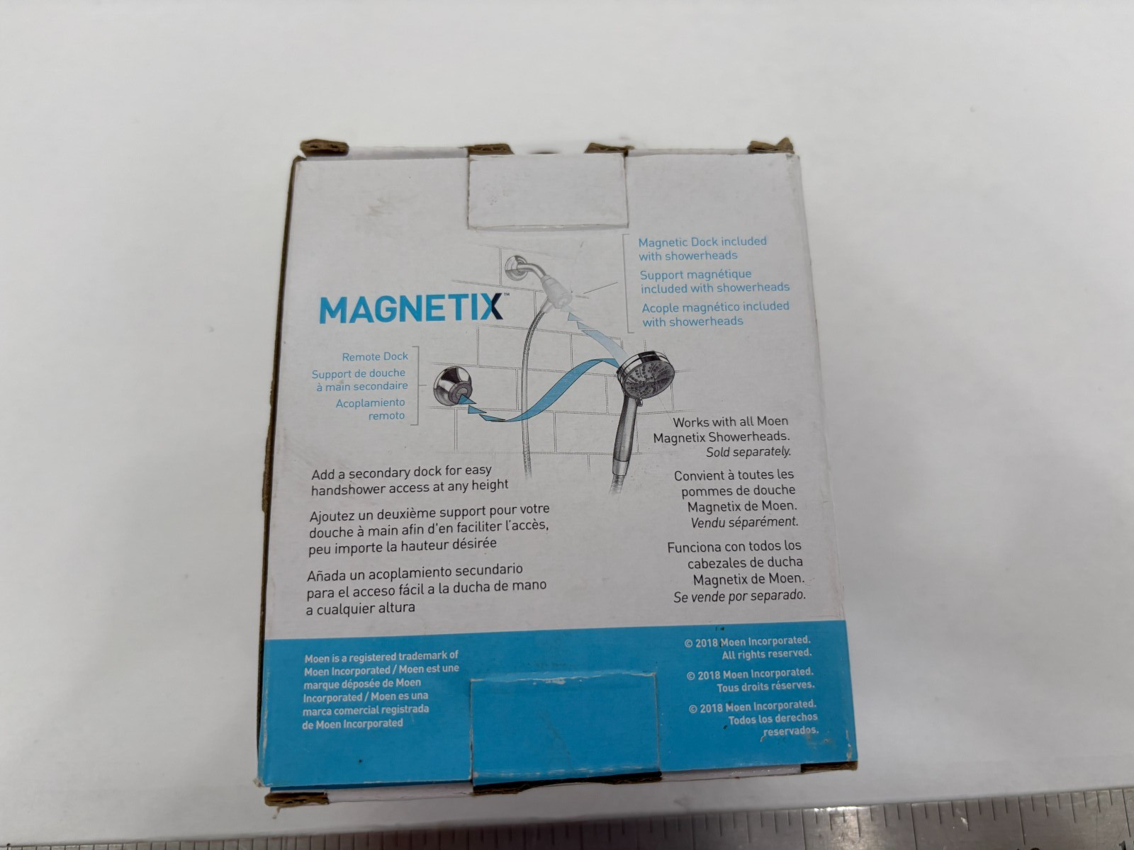 NEW Moen Magnetix Remote Dock Cradle Handheld Shower - BRUSH NICKEL - 196117SRN