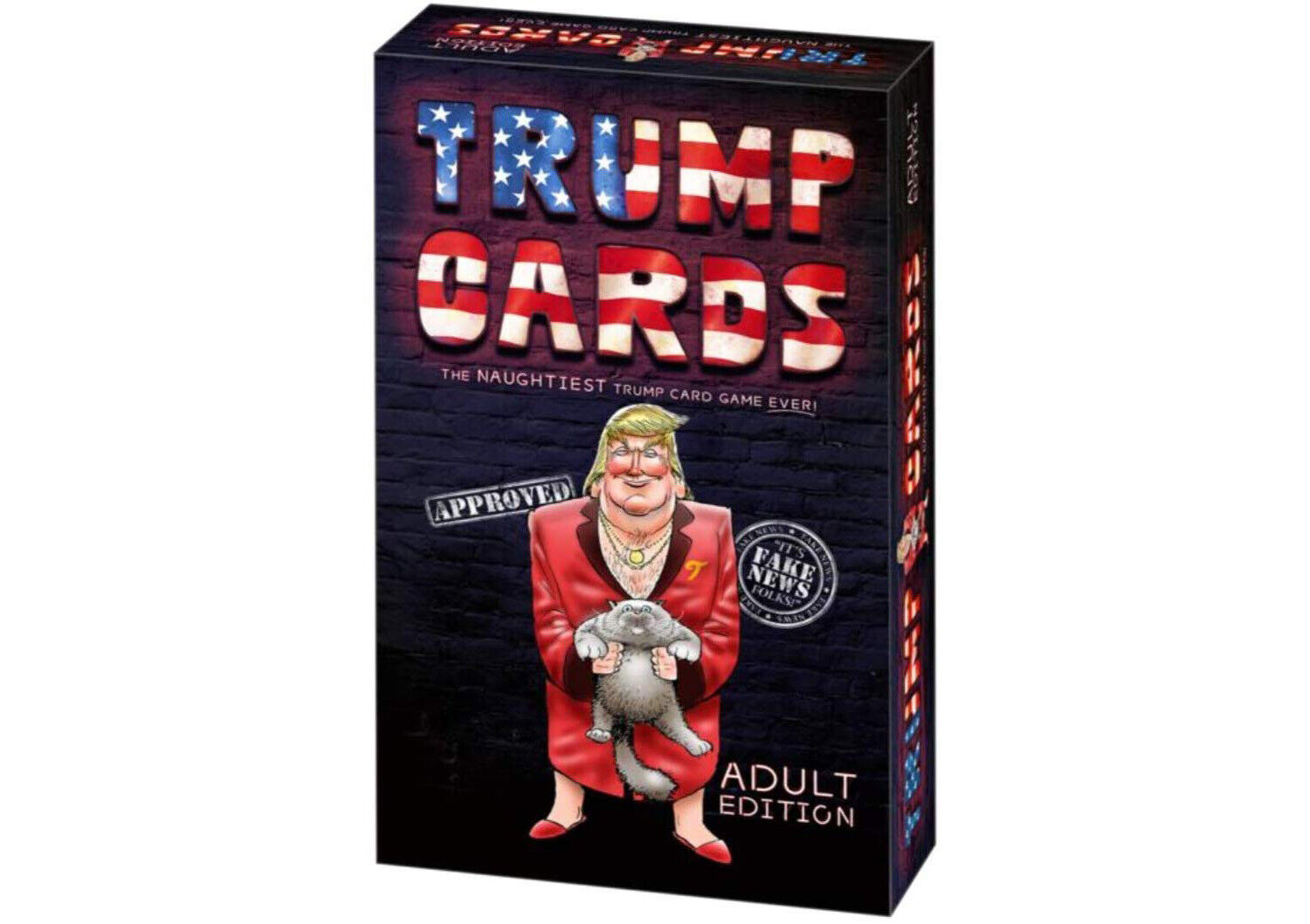 TDC Games Trump Cards Adult Party Game Did he Really Say It, or Is It Fake News?