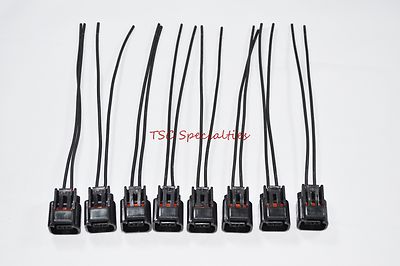 Ford Ignition Coil Connector Set of 8 Modular 4.6 5.4 6.8 Cobra Mustang Pigtails