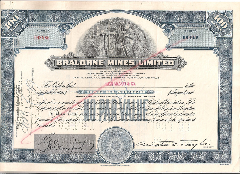 #A0577 Bralorne Mines Gold Mine Hugh MacKay Ghost Town 1957 William F Buckley jr