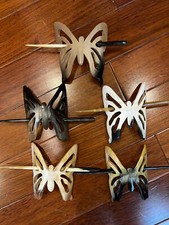 Natural Horn Butterfly Hair Pin