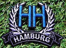 Alter Aufnäher Hamburg + LORBEER + Fan Kutte Patch Block Weste 90er Sammler