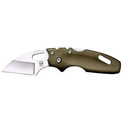 Cold Steel Mini Tuff Lite Plain Edge OD Green, One Size