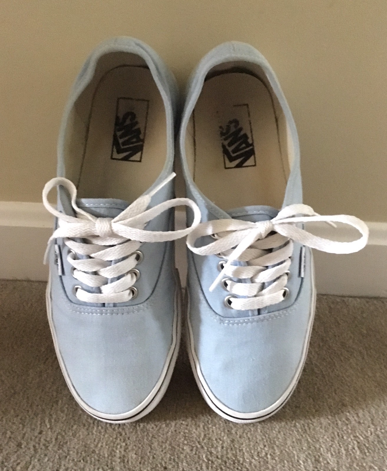 Vans Off The Wall Light Blue Shoes Men 
